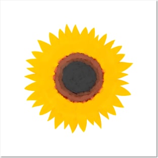 SUNFLOWER IN OIL Posters and Art